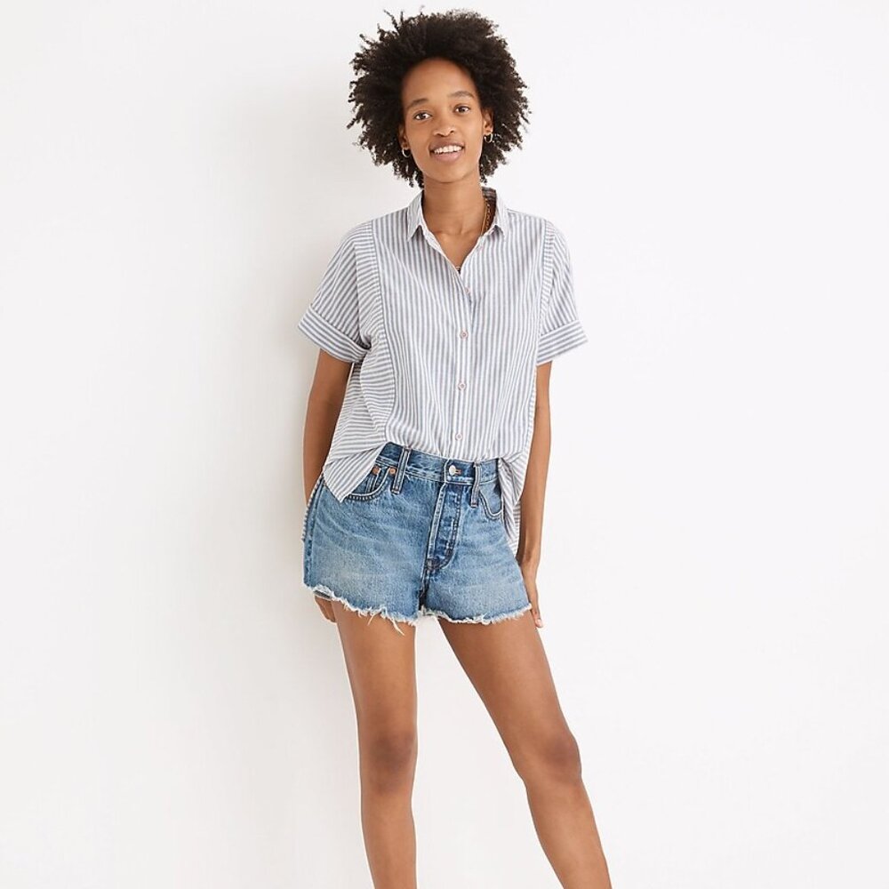 Madewell  Relaxed Denim Shorts in Berriman Wash